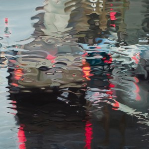 A photorealistic view through rainy windshields by Gregory Thielker